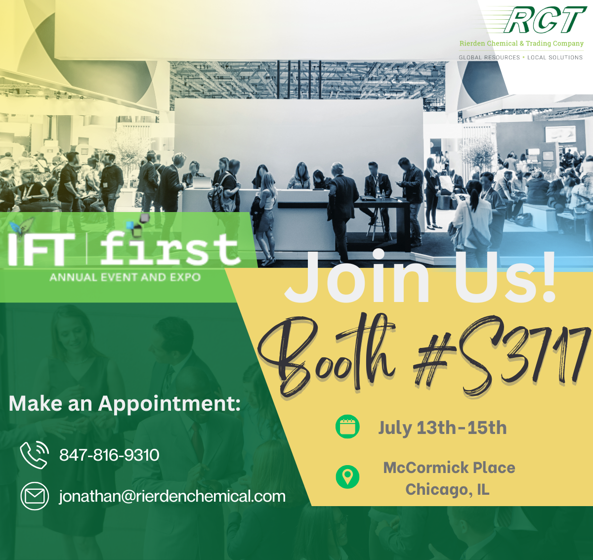 Visit RCT at IFT Chicago 2025!