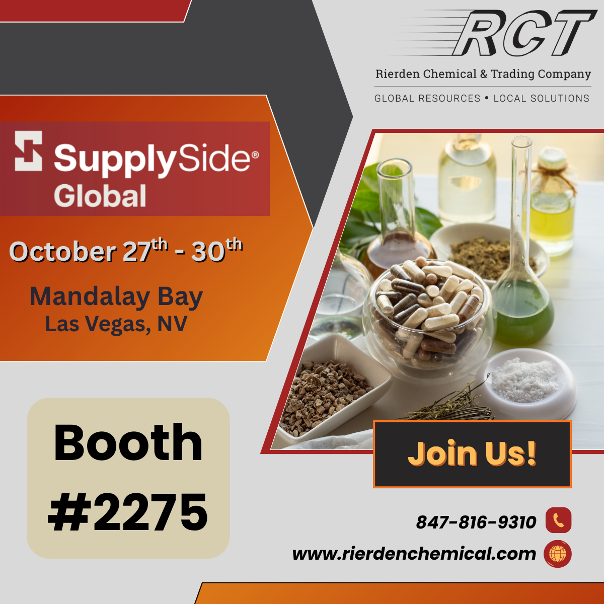 RCT is Heading to Supply Side West!